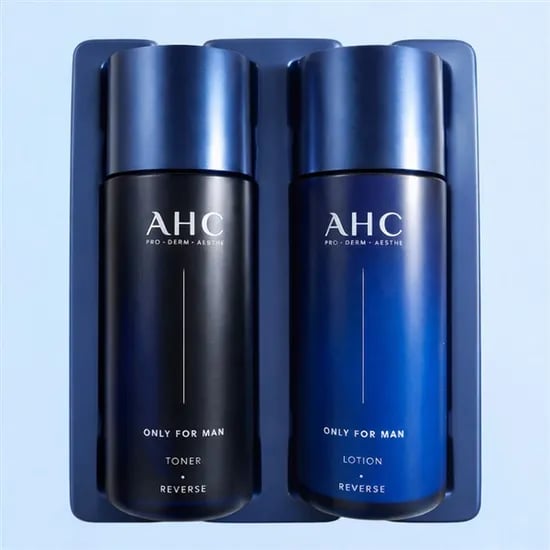 AHC 온리포맨 2종세트, 블루, 토너 150ml + 로션 150ml