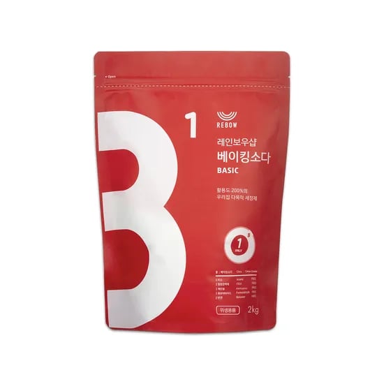 레인보우샵 베이킹소다 베이직, 2kg, 1개