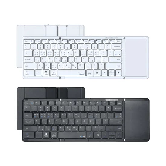 아이노트 멀티 페어링 접이식 블루투스 키보드, 단일상품, X-Folding XK905B