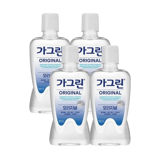 가그린 오리지널, 550ml, 4개 + 가그린, 랜덤 , 100ml, 1개, 1세트