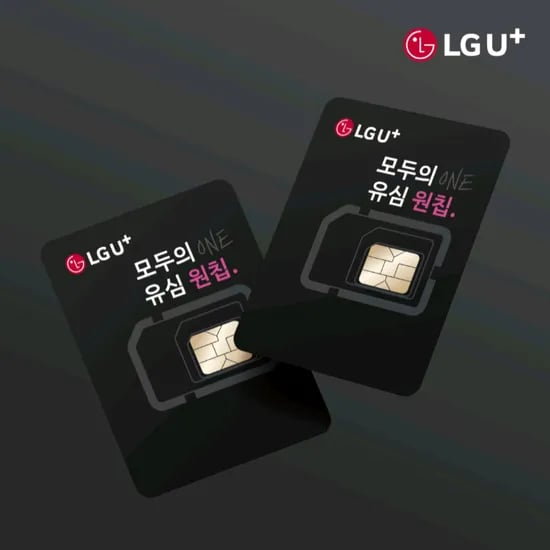 LGU+ 모두의 ONE 유심 원칩 2개