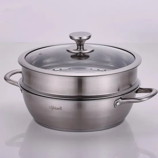쉬젤 러반 스테인레스 IH 찜전골냄비, 30cm, 1개