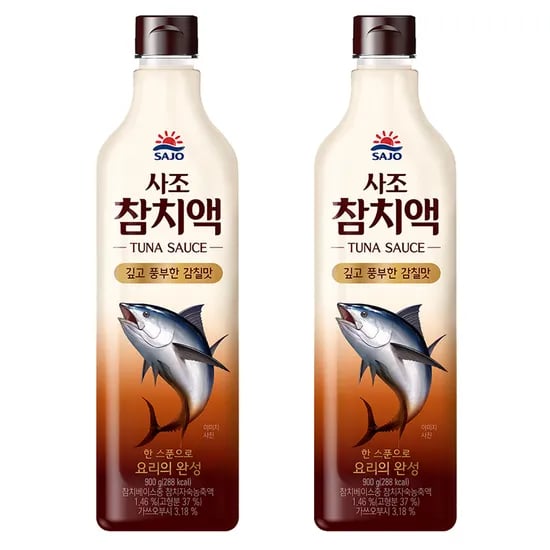 사조 참치액, 900g, 2개