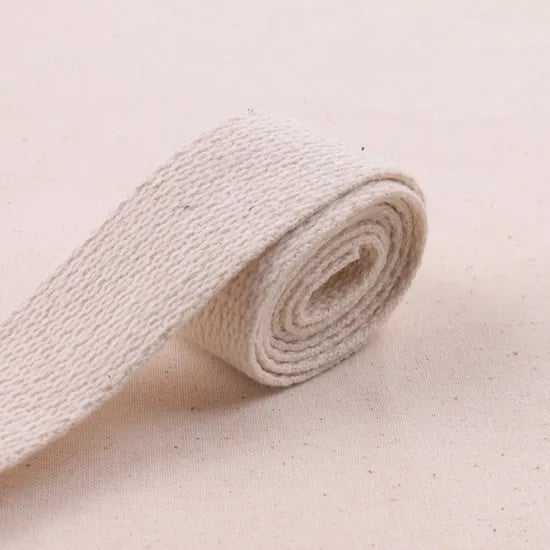 코튼 웨빙끈 에코백 면 웨이빙끈 가방부자재, 3cm, 1개