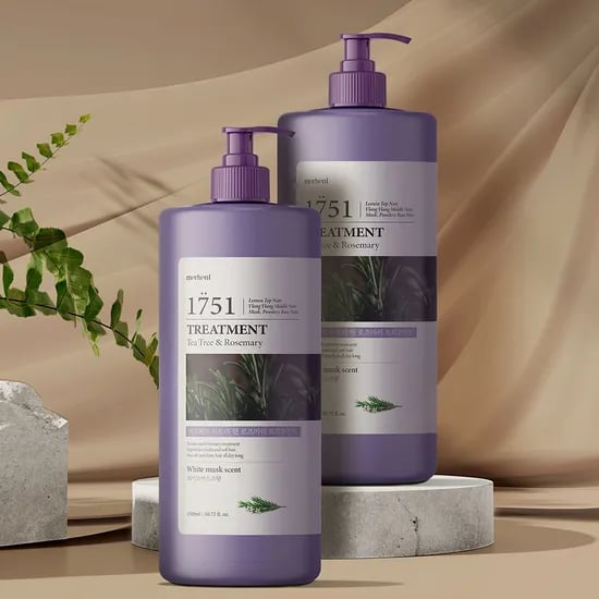 메르헨트 티트리 앤 로즈마리 트리트먼트, 화이트머스크향, 1500ml, 2개