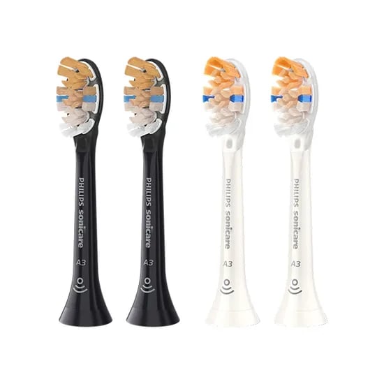 필립스 소닉케어 A3 프리미엄 올인원 칫솔모, HX9092/91, 블랙, 2개입, 1개