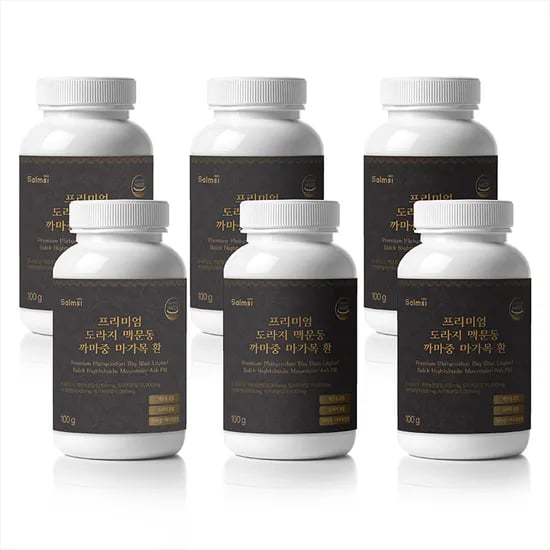 살므시 프리미엄 도라지 맥문동 까마중 마가목 환, 100g, 4개