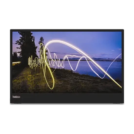 레노버 ThinkVision M15 62CAUAR1WW 15.6인치 휴대용 포터블 모니터, 3년보증, 1개