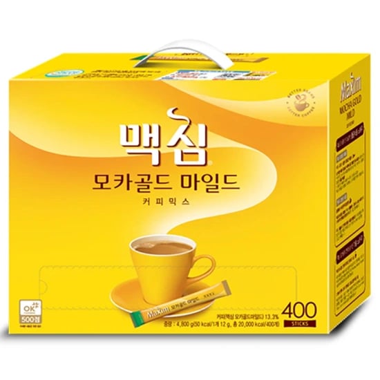 맥심 모카골드 커피믹스 400T 29달러이상 4달러 할인 쿠폰 적용시