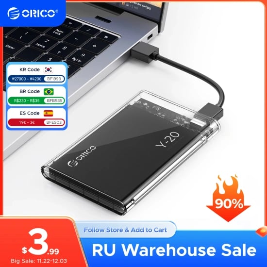 ORICO HDD 인클로저 2.5인치 SATA-USB 3.0