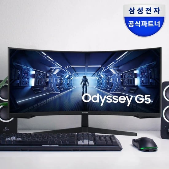 삼성 오디세이 G5 C34G55T WQHD 34" 모니터 (체감가 ₩277,463)