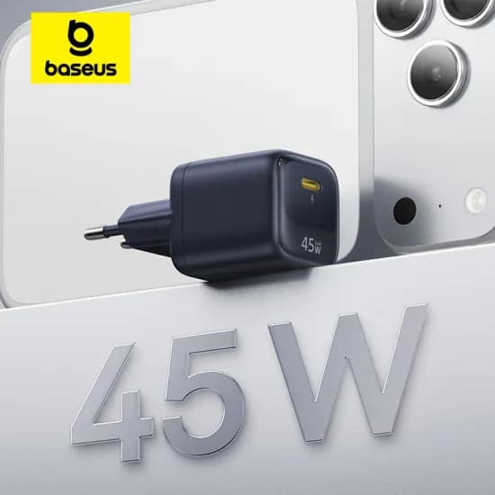베이스어스 45W GaN 충전기 아이폰 17 16 15 프로 맥스 삼성 갤럭시 고속 충전기 USB C 베이스어스 45W GaN 충전기 아이폰 17 16 15 프로 맥스 삼성 갤럭시 고속 충전기 USB C
