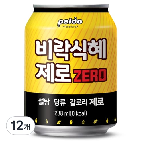 역대급) 팔도 비락식혜 제로 238ml 12개 4,260원 역대급) 팔도 비락식혜 제로 238ml 12개 4,260원