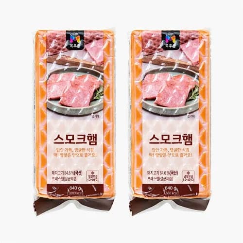 목우촌 스모크햄 840g x 2개 10,626원 목우촌 스모크햄 840g x 2개 10,626원