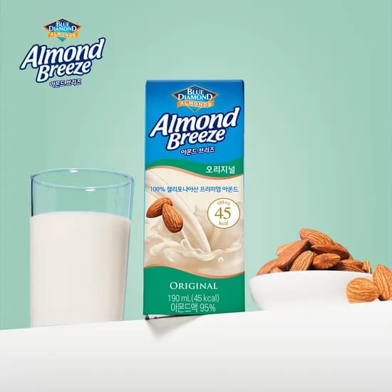 아몬드브리즈 오리지널 190ml 24팩 아몬드브리즈 오리지널 190ml 24팩