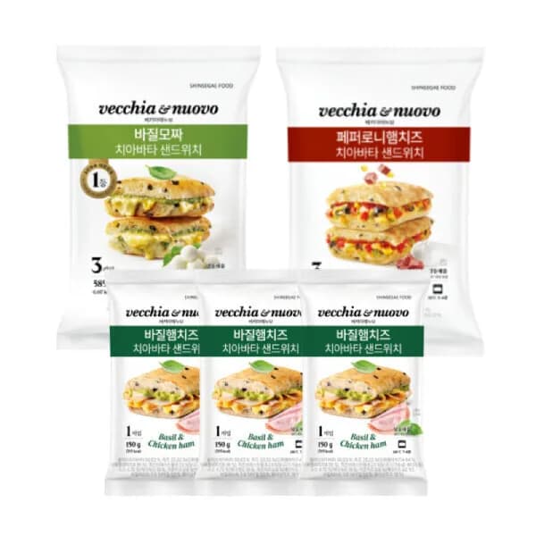 베키아에누보 신세계푸드 샌드위치 3팩(9개입) 골라담기 베키아에누보 신세계푸드 샌드위치 3팩(9개입) 골라담기