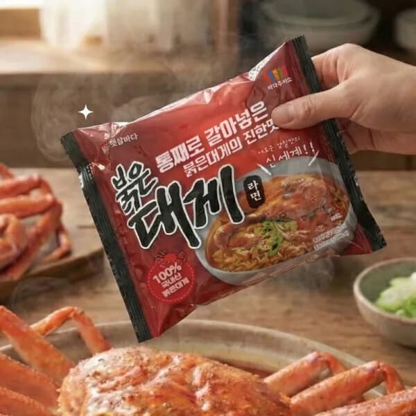 햇살바다 붉은 대게 라면 125g x 5봉 햇살바다 붉은 대게 라면 125g x 5봉