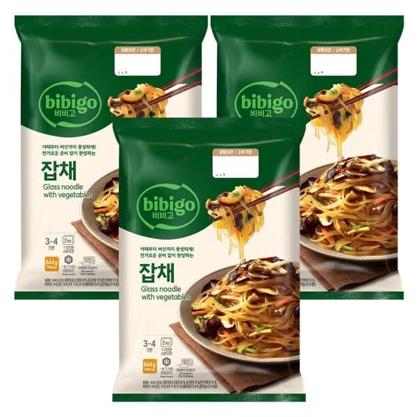 CJ 비비고 잡채 644G 3개 CJ 비비고 잡채 644G 3개