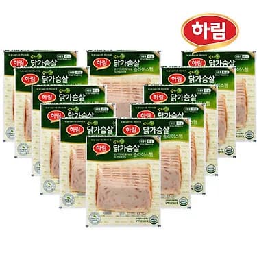 하림 밥에 싸먹는 담백한 닭가슴살 햄 43g 12봉 하림 밥에 싸먹는 담백한 닭가슴살 햄 43g 12봉