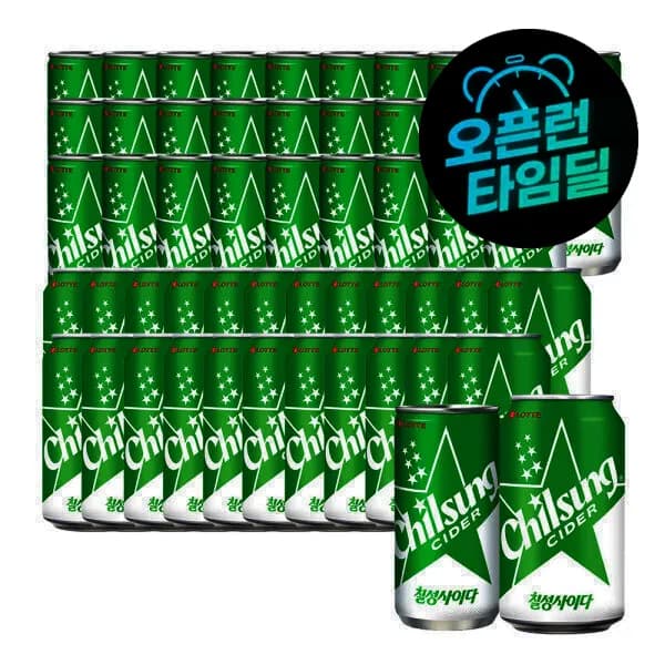 칠성사이다 210ml x 30캔+칠성사이다 350ml x 24캔 칠성사이다 210ml x 30캔+칠성사이다 350ml x 24캔