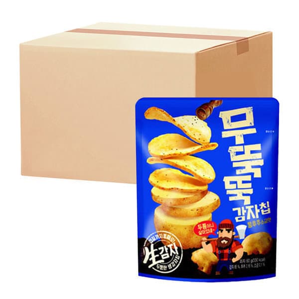 무뚝뚝 감자칩 60g 12입 박스