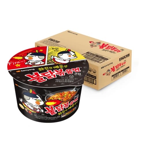 불닭볶음면 큰컵 105g, 16개 불닭볶음면 큰컵 105g, 16개