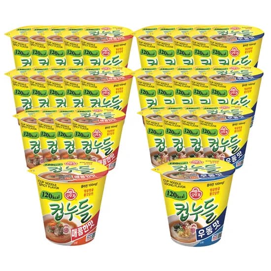네이버 오뚜기몰) 오뚜기 컵누들 매콤한맛 37.8g 15개+우동맛 38.1g 15개25,900원 네이버 오뚜기몰) 오뚜기 컵누들 매콤한맛 37.8g 15개+우동맛 38.1g 15개25,900원