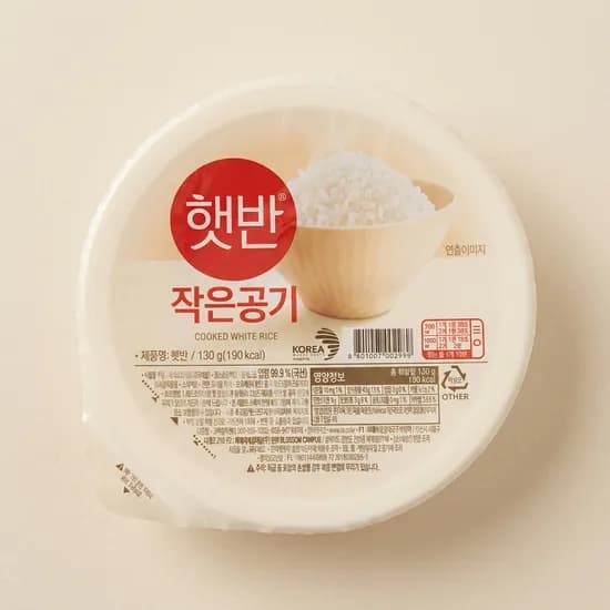CJ제일제당 햇반 작은공기 백미밥 130g 36개 CJ제일제당 햇반 작은공기 백미밥 130g 36개
