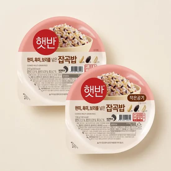 CJ제일제당 햇반 잡곡밥 작은공기 130g 24개 CJ제일제당 햇반 잡곡밥 작은공기 130g 24개