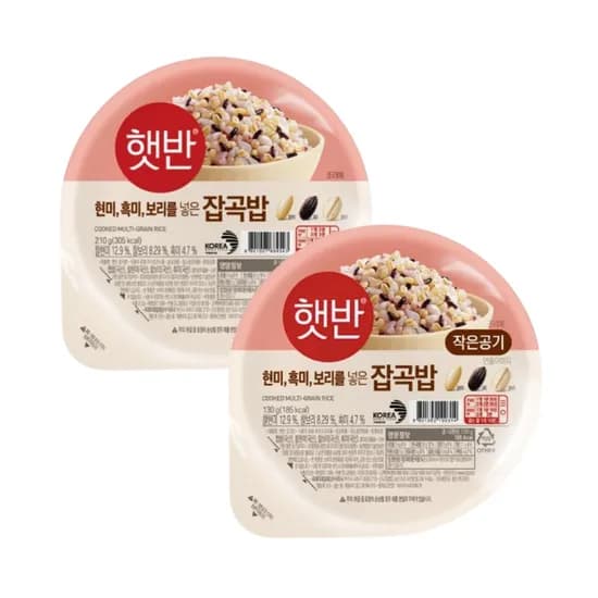 CJ제일제당 햇반 잡곡밥 작은공기 130g 36개 CJ제일제당 햇반 잡곡밥 작은공기 130g 36개