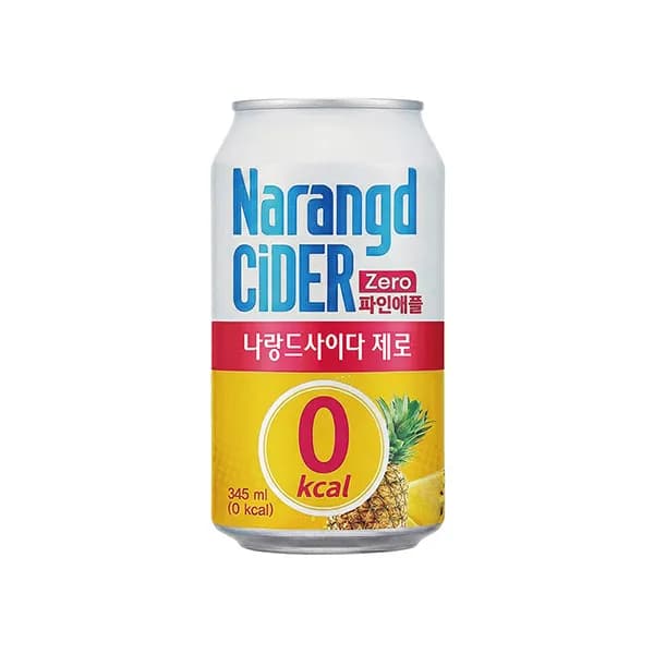 나랑드사이다 제로 파인애플 345ml 12개 9,900원 나랑드사이다 제로 파인애플 345ml 12개 9,900원