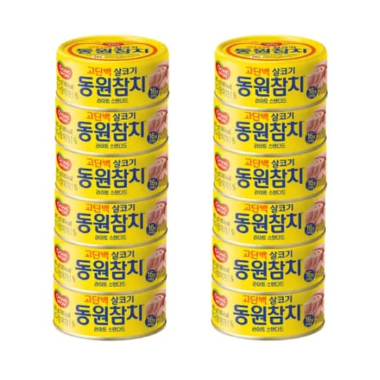 동원참치 라이트스탠다드 85g 12캔 동원참치 라이트스탠다드 85g 12캔
