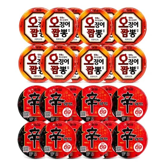 농심 컵라면 소컵 신라면 12개 외 1종 총 24개 농심 컵라면 소컵 신라면 12개 외 1종 총 24개