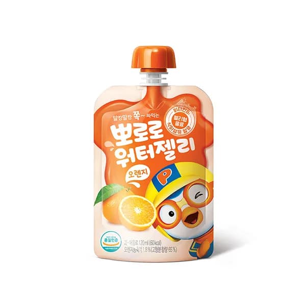 팔도 뽀로로 워터젤리 오렌지 120ml 20개 18,700원 팔도 뽀로로 워터젤리 오렌지 120ml 20개 18,700원