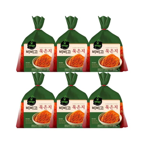 CJ제일제당 비비고 묵은지 900g 6개 63,498원 CJ제일제당 비비고 묵은지 900g 6개 63,498원
