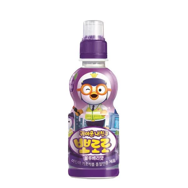 팔도 뽀로로 어린이 음료 블루베리맛 235ml 6개 팔도 뽀로로 어린이 음료 블루베리맛 235ml 6개