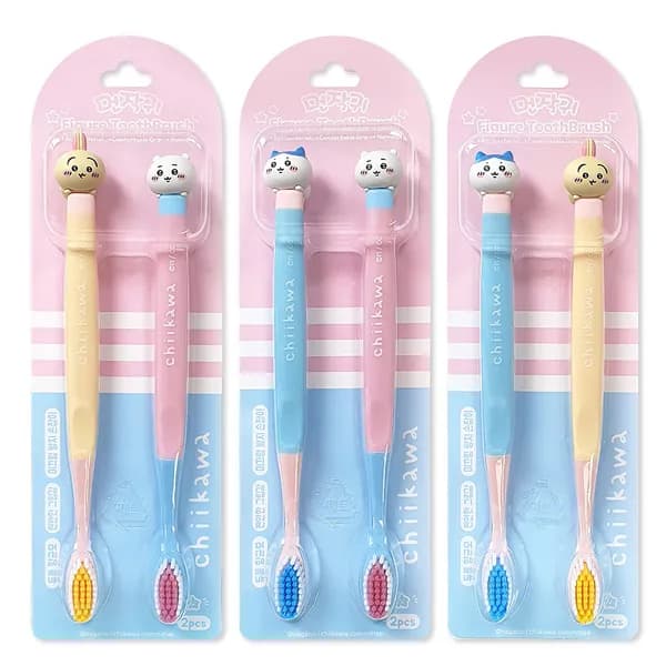 먼작귀 피규어 칫솔 2개입 1세트 7,900원 먼작귀 피규어 칫솔 2개입 1세트 7,900원