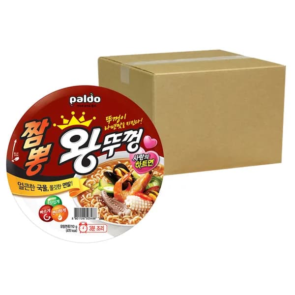 팔도 짬뽕 왕뚜껑 110g 18개 21,500원 팔도 짬뽕 왕뚜껑 110g 18개 21,500원