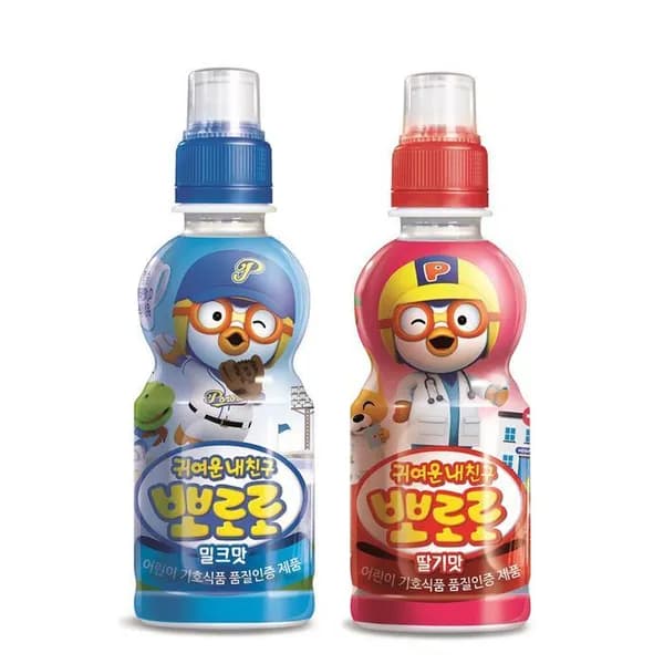 팔도 뽀로로 음료수 밀크+딸기 235ml 24입 팔도 뽀로로 음료수 밀크+딸기 235ml 24입