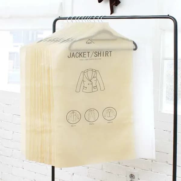 가쯔 스마트 베이직 옷커버 코트 60x120cm 10장 가쯔 스마트 베이직 옷커버 코트 60x120cm 10장