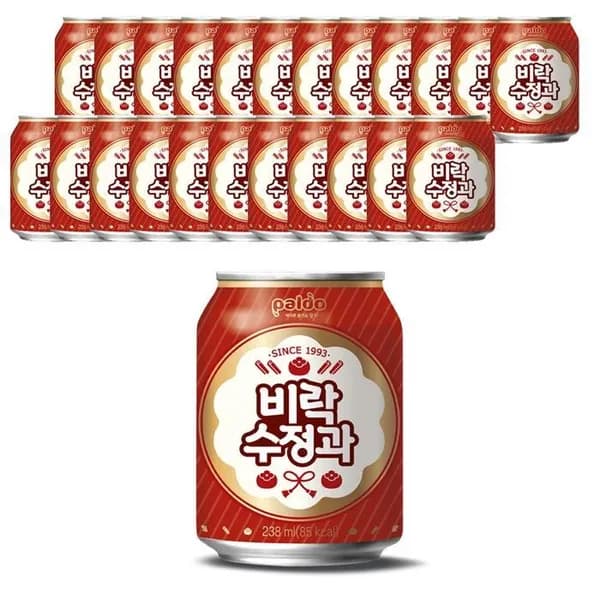 팔도 비락수정과 제로 238ml 24캔 팔도 비락수정과 제로 238ml 24캔