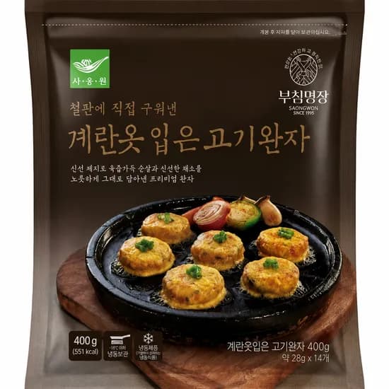 사옹원 계란옷입은 고기완자 400g 1개 사옹원 계란옷입은 고기완자 400g 1개