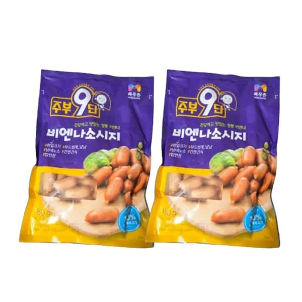 목우촌 주부9단 비엔나 소시지 450g 2개 24,800원 목우촌 주부9단 비엔나 소시지 450g 2개 24,800원