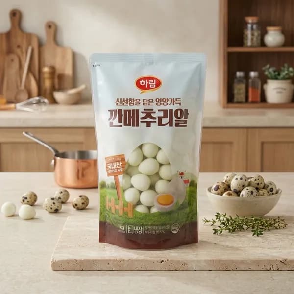하림 깐메추리알 1kg 1개 11,000원 하림 깐메추리알 1kg 1개 11,000원