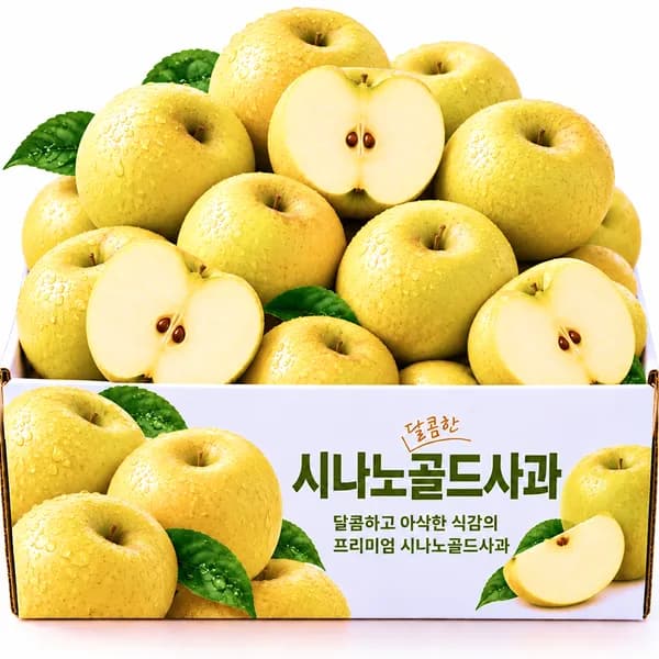 국내산 햇 시나노골드 사과 고당도 3kg 1개 국내산 햇 시나노골드 사과 고당도 3kg 1개