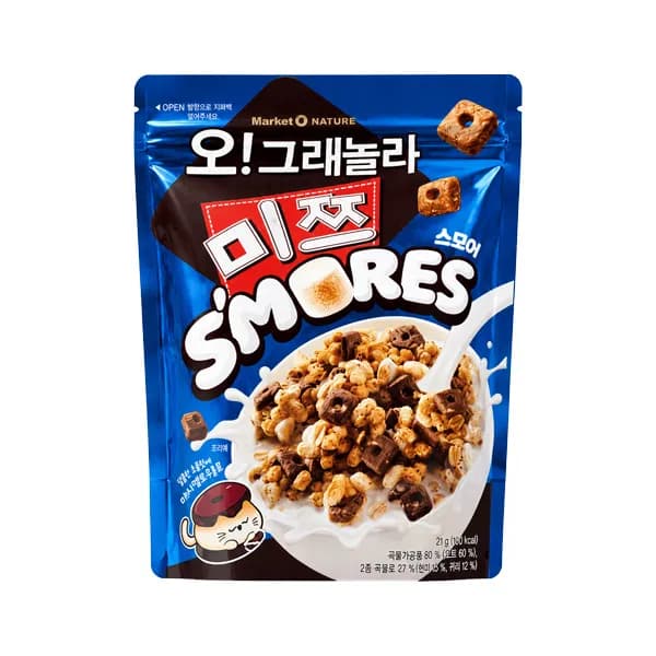 오리온제과 마켓O 오!그래놀라 미쯔 스모어 215g 2개 오리온제과 마켓O 오!그래놀라 미쯔 스모어 215g 2개