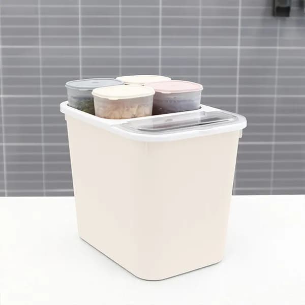 가쯔 마카롱 쌀통 16kg 잡곡통 900ml 2개 가쯔 마카롱 쌀통 16kg 잡곡통 900ml 2개