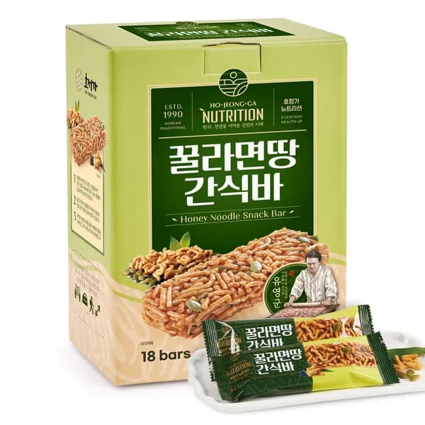 호정가 꿀라면땅 간식바 18개입 1세트 호정가 꿀라면땅 간식바 18개입 1세트