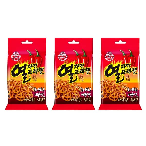 오뚜기 열라면 프레첼 50g 3개 11,500원 오뚜기 열라면 프레첼 50g 3개 11,500원