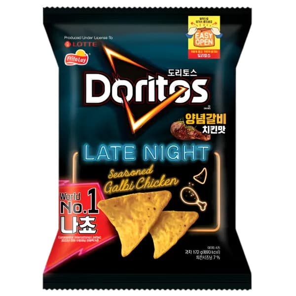 롯데웰푸드 도리토스 양념갈비 치킨맛 84g 4개 롯데웰푸드 도리토스 양념갈비 치킨맛 84g 4개